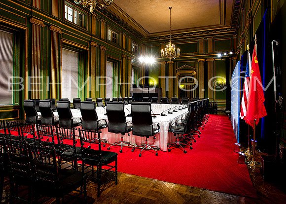 Mellon Auditorium, Washington DC,  US-China trade talks